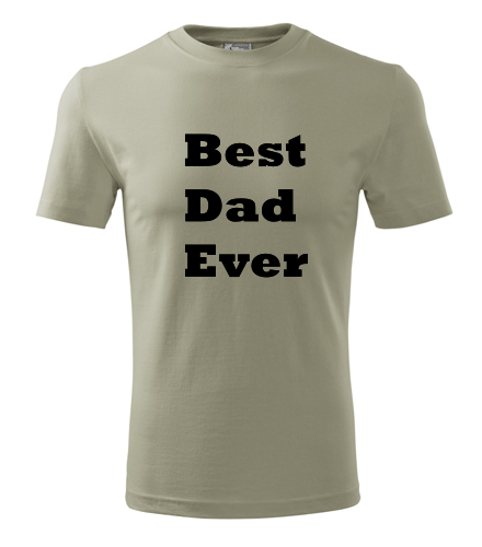 Tričko Best Dad Ever - Dárek pro muže k 65