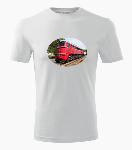 Tričko s lokomotivou 781 Sergej - Dárek pro železničáře