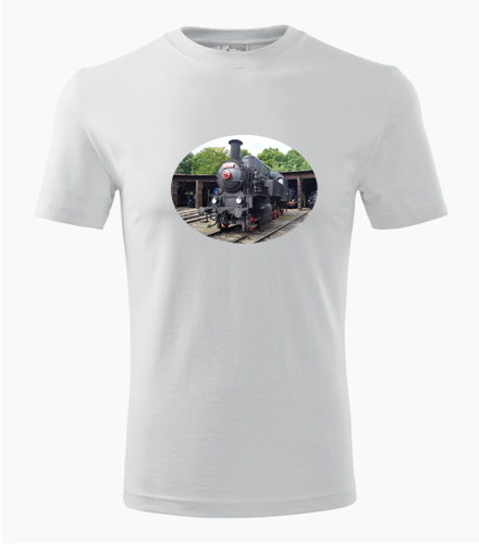 Tričko s parní lokomotivou 423 - Dárek pro příznivce železnice