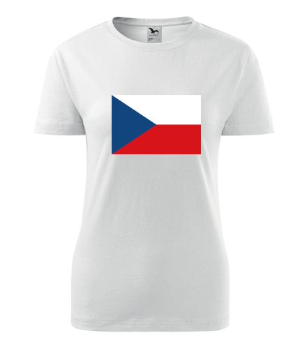 Dámské tričko s českou vlajkou