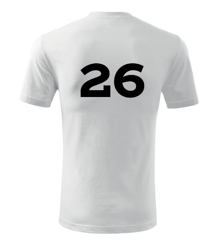 Tričko s číslem 26