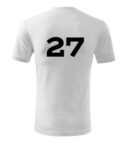 Tričko s číslem 27