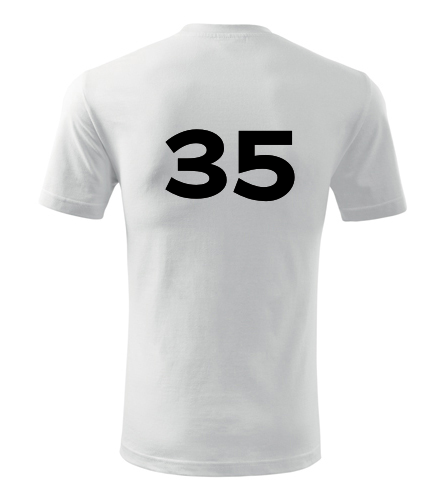 Tričko s číslem 35