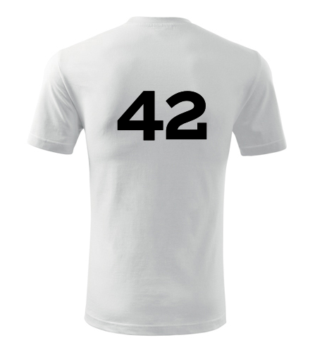 Tričko s číslem 42