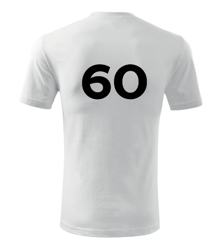 Tričko s číslem 60
