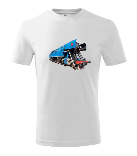 Dětské tričko s parní lokomotivou papoušek