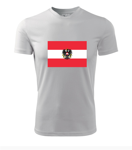 Tričko s rakouskou vlajkou