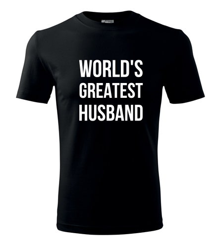 Tričko Worlds Greatest Husband
