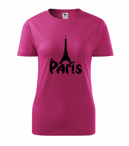 Dámské tričko Paříž - Dárek pro ženu k 81