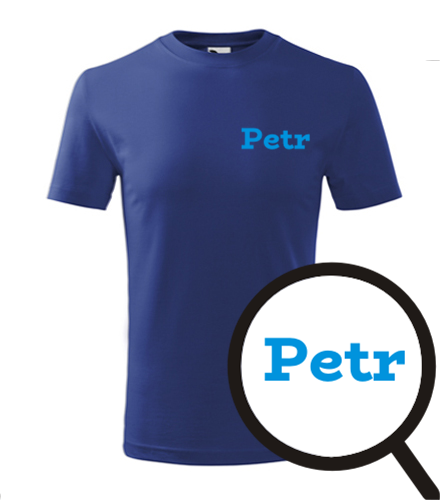 Dětské tričko Petr - Dárek pro kluka k 8