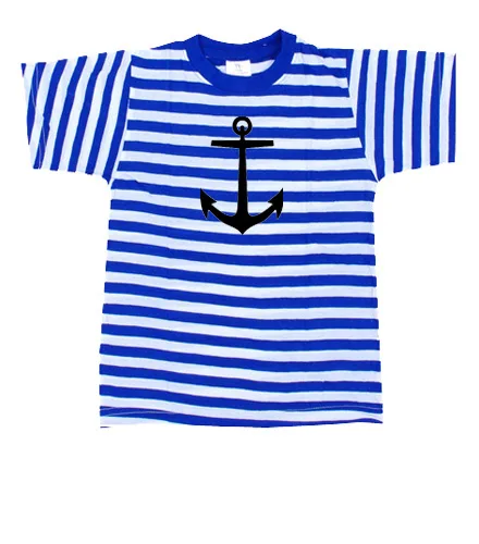trička s potlačou Námornícke tričko s kotvou - novinka