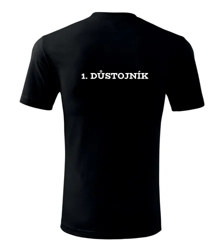 Černé tričko 1. důstojník
