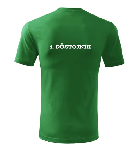 Zelené tričko 1. důstojník