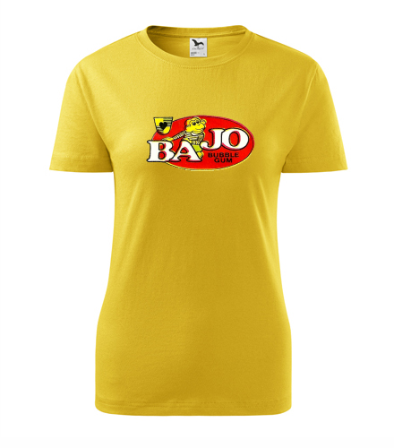 Žluté dámské tričko Bajo