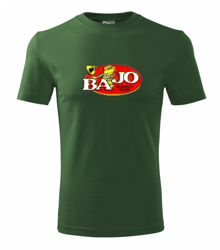 Lahvově zelené tričko Bajo