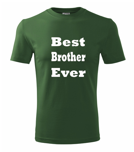 Lahvově zelené tričko Best Brother Ever