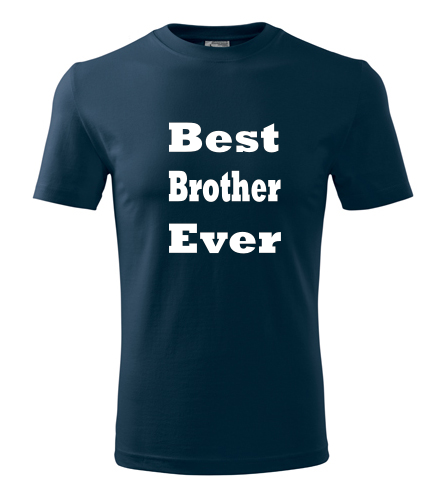 Tmavě modré tričko Best Brother Ever