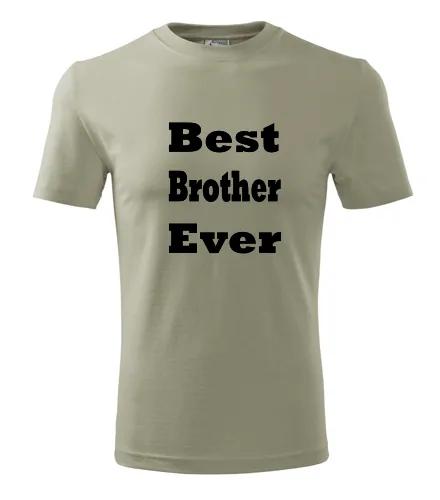 Khaki tričko Best Brother Ever