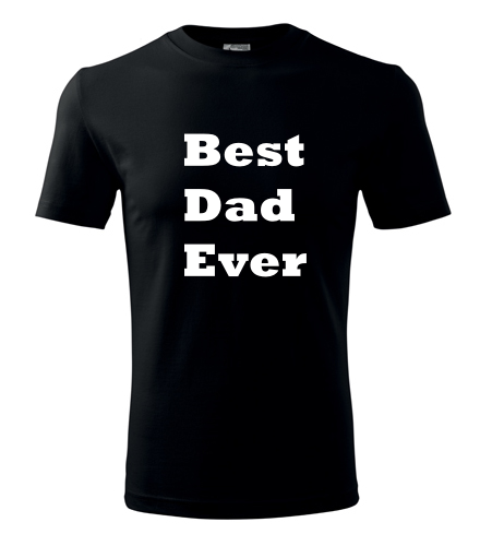 Černé tričko Best Dad Ever