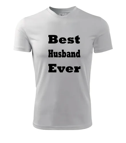 Bílé tričko Best Husband Ever