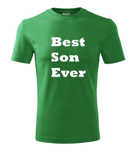 Zelené tričko Best Son Ever