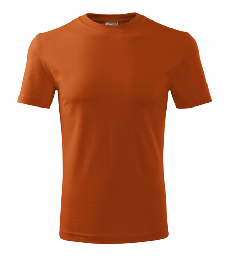 Oranžové tričko bez potisku