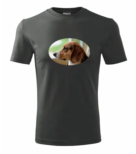 Grafitové tričko s bíglem