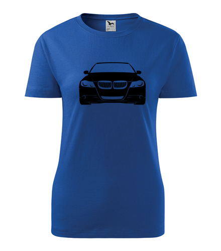 Modré dámské tričko s BMW