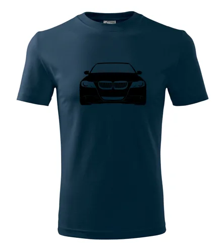 Tmavě modré tričko s BMW