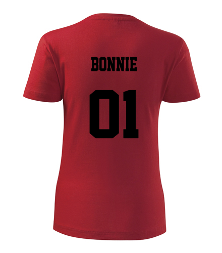 Červené dámské tričko Bonnie