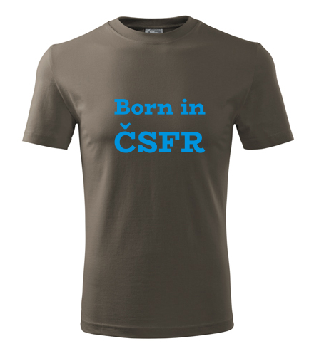 Army tričko Born in ČSFR