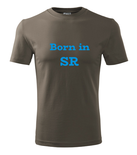 Army tričko Born in SR