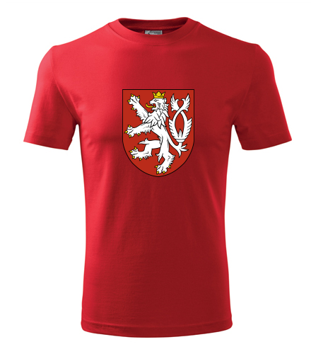 Červené tričko Český lev