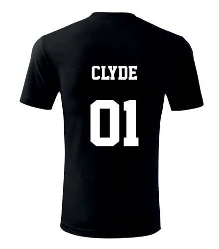 Černé tričko Clyde
