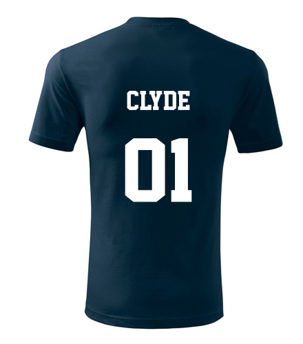 Tmavě modré tričko Clyde