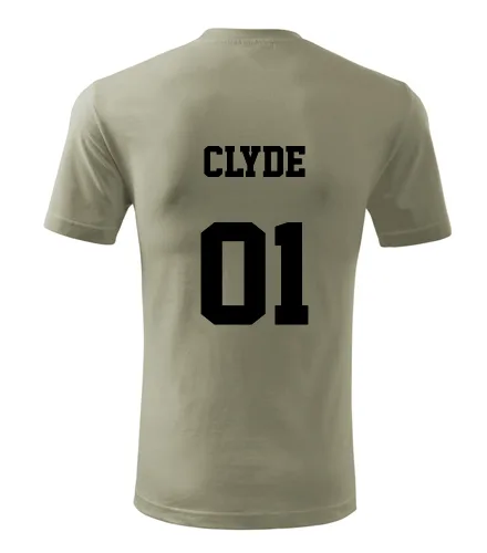 Khaki tričko Clyde