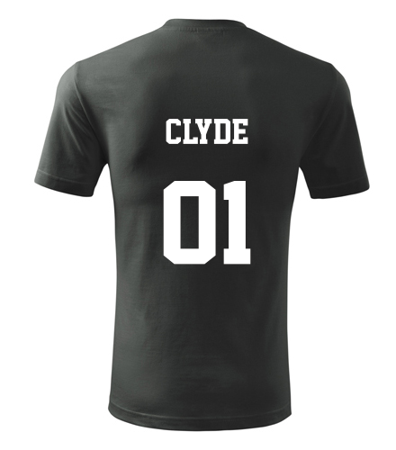 Grafitové tričko Clyde