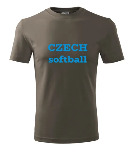 Army tričko Czech softball