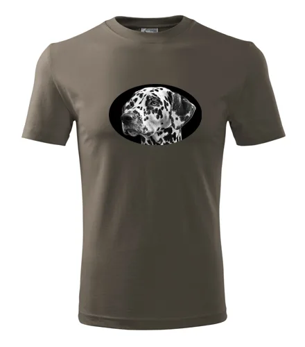 Army tričko s dalmatinem