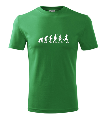Zelené tričko evoluce fotbal