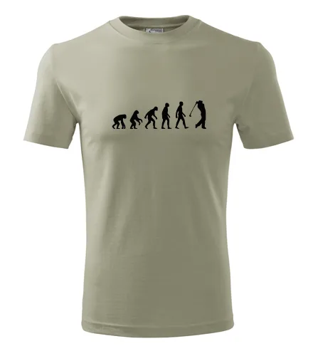 Khaki tričko evoluce golf