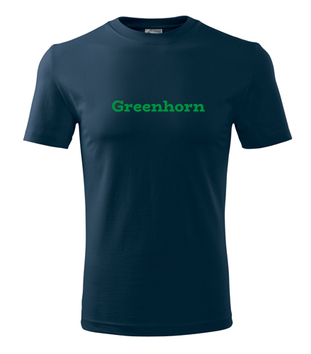 Tmavě modré tričko Greenhorn