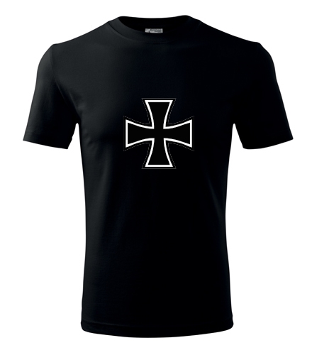 Černé tričko Helvétský kříž