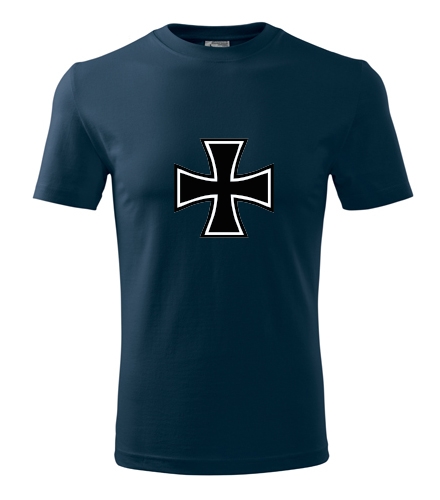 Tmavě modré tričko Helvétský kříž