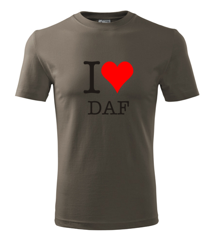 Army tričko I love DAF