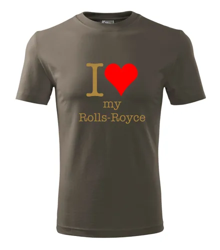 Army tričko I love my Rolls-Royce