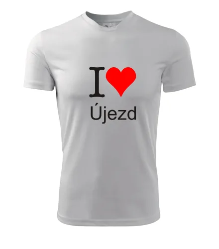 Bílé tričko I love Újezd