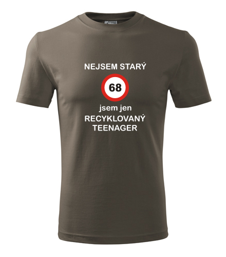 Army tričko jsem recyklovaný teenager 68