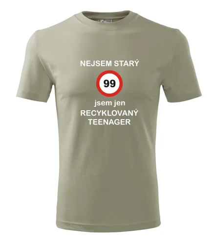 Khaki tričko jsem recyklovaný teenager 99