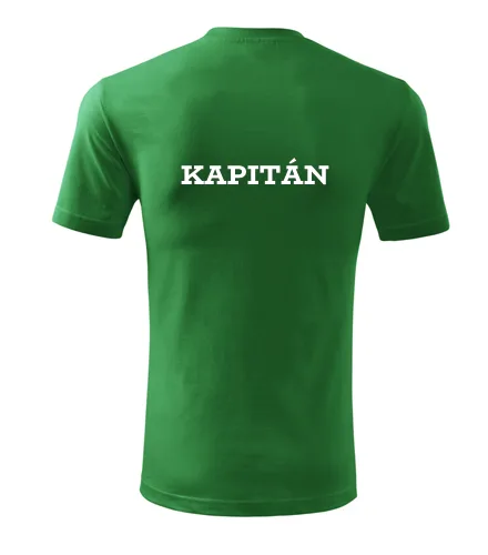 Zelené tričko kapitán